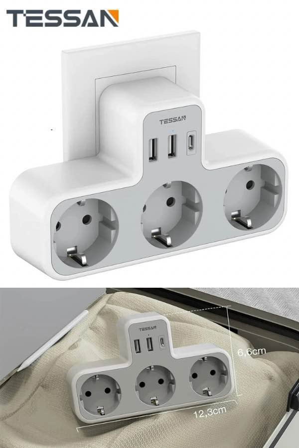 Multiprise Tessan et USB, Bricolage & Construction, Enlèvement ou Envoi, Neuf