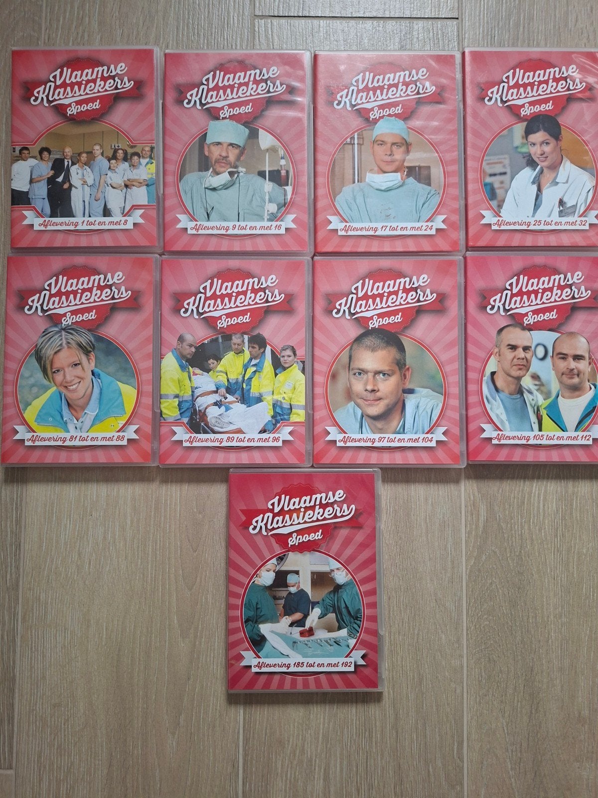DVD Lot Spoed – Vlaamse Klassiekers (9 stuks) – Krasvrij & P, Enlèvement