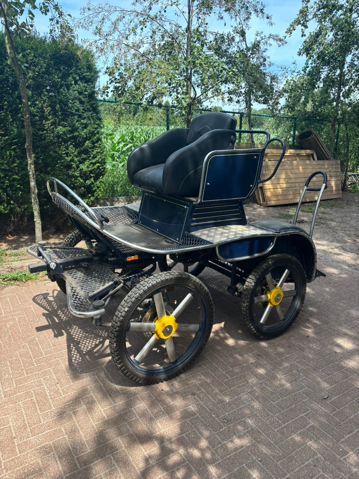 Marathon koets te koop, Comme neuf, Calèche marathon, Cheval ou Poney