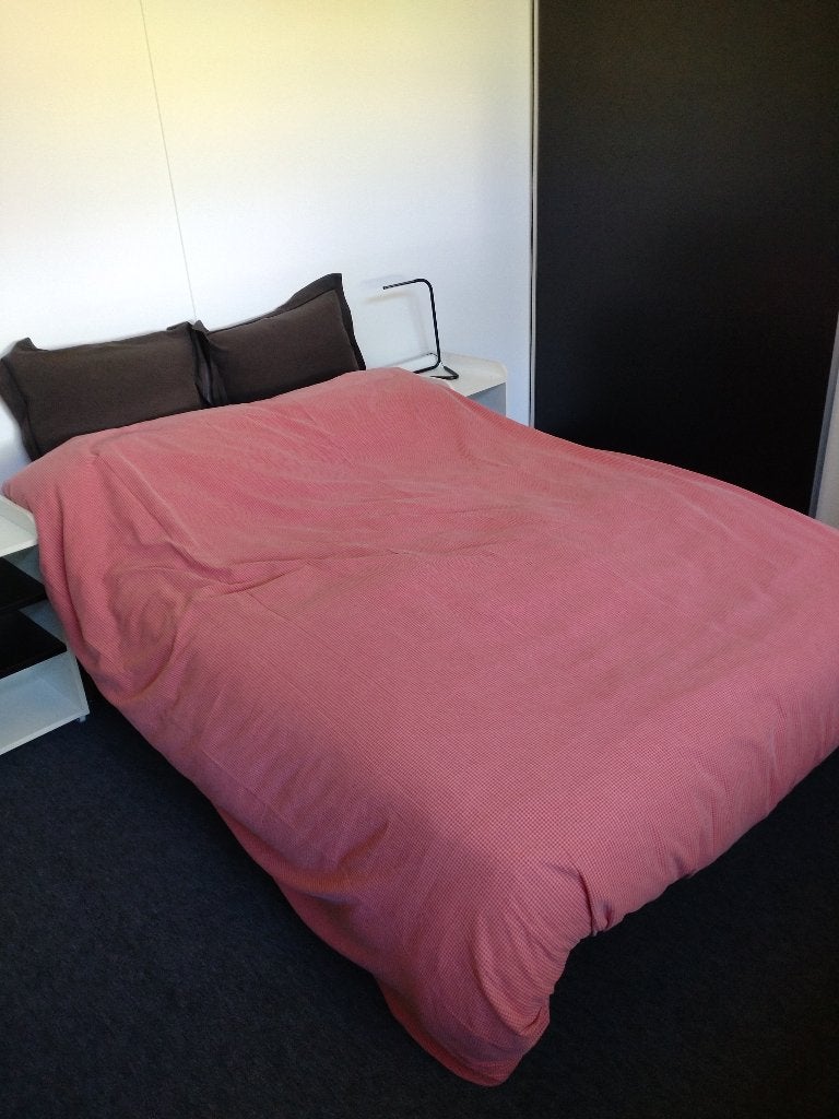 Bed, Huis en Inrichting, Slaapkamer | Bedden, Ophalen, Gebruikt, Overige kleuren, 140 cm