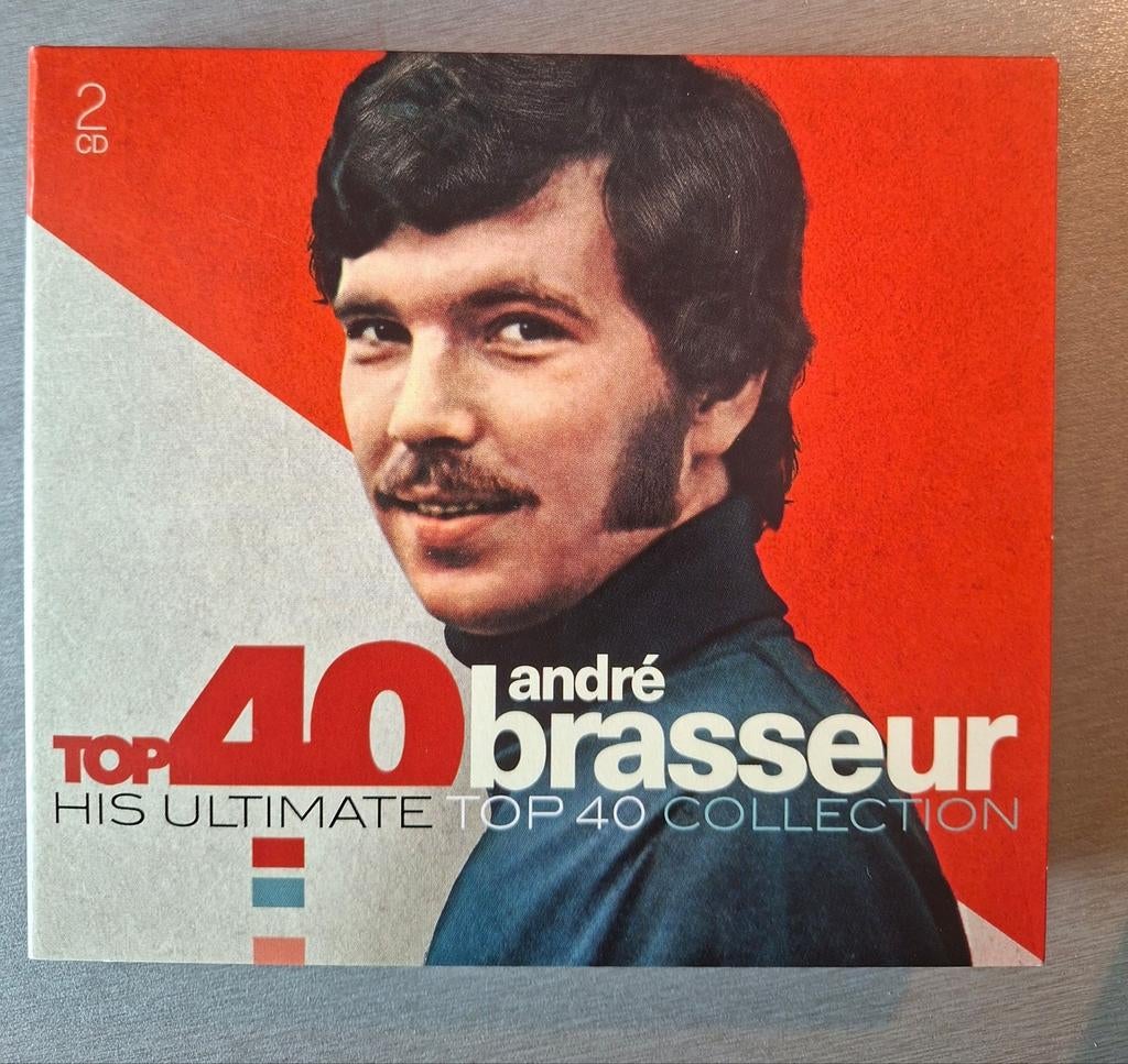 Set de 2 CD. André Brasseur. Collection Top 40 ultime., CD & DVD, CD | Compilations, Enlèvement ou Envoi
