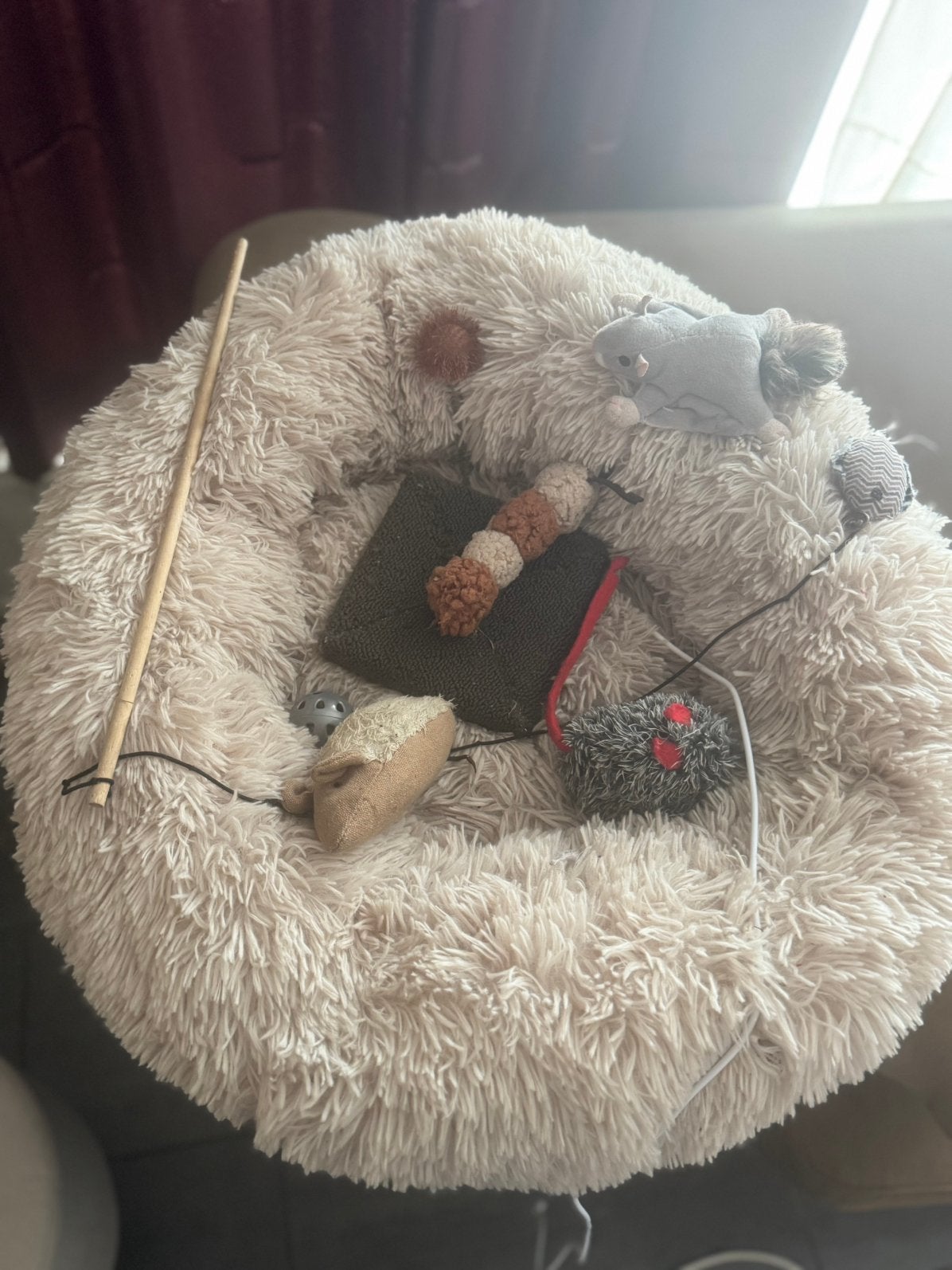 Complete kattenset – 2 slaapplaatsen + kattenspeeltjes, Ophalen, Gebruikt