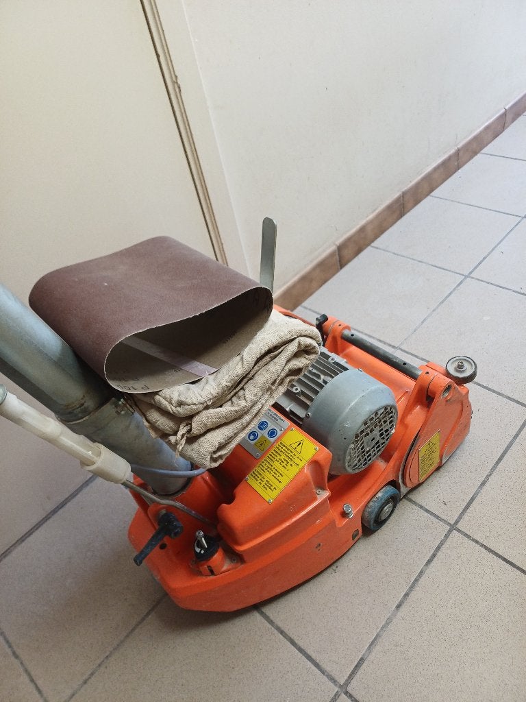 Kunzle & Tasin parketschuurmachine, Doe-het-zelf en Bouw, Ophalen, Gebruikt, Overige typen