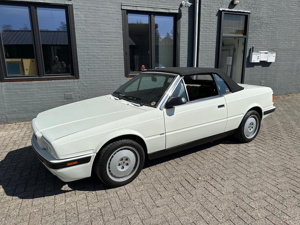 Maserati Zagato Spyder, biturbo, 1e eigenaar, Auto's, 4 zetels, 161 kW, Cabriolet, Wit