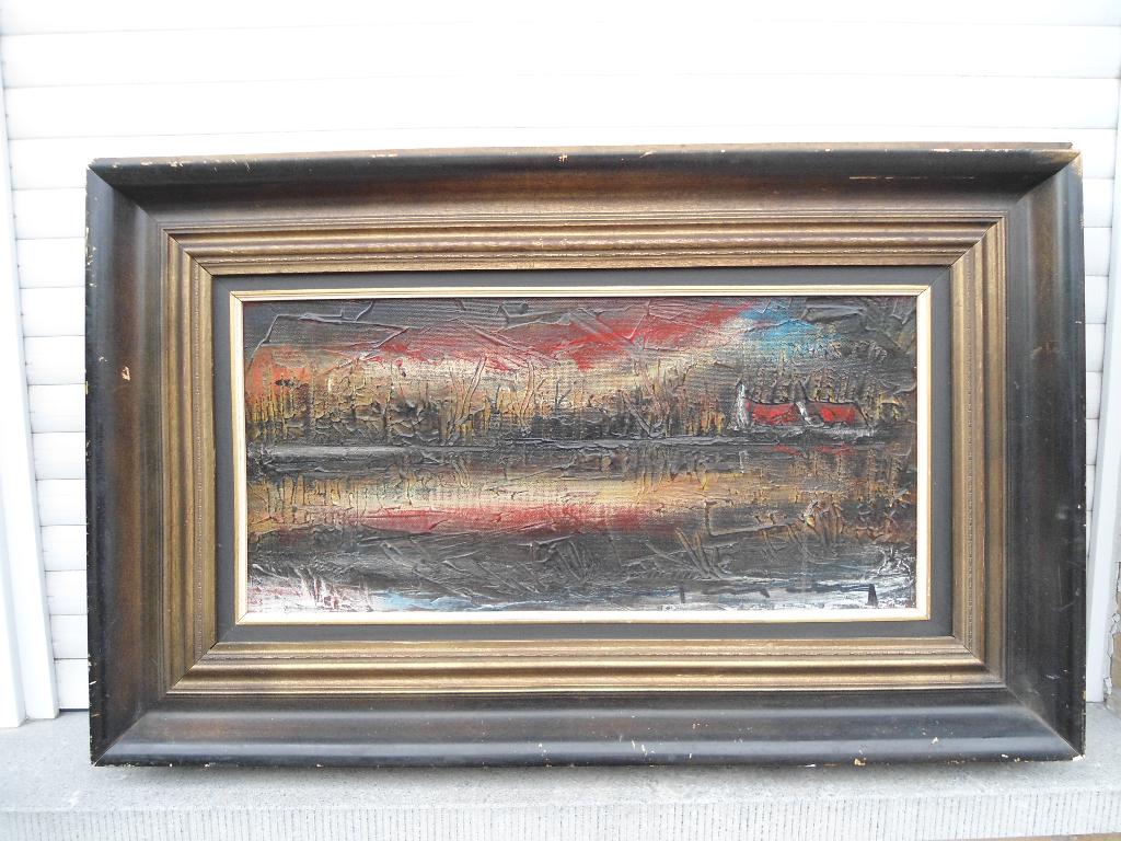 Paysage avec ferme Stephaan Tessely 1933, Antiquités & Art, Art | Peinture | Classique, Enlèvement
