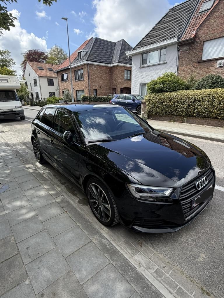 Audi A3 35 TFSi 150 S-Tronic Sportback, Auto's, Automaat, Zwart, Leder, 5 deurs