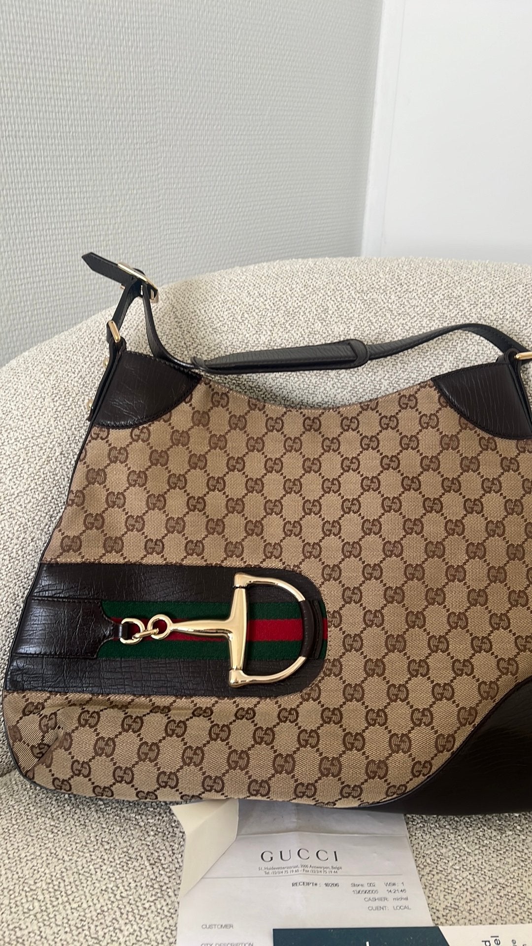 Sac Gucci avec facture, Enlèvement ou Envoi, Comme neuf