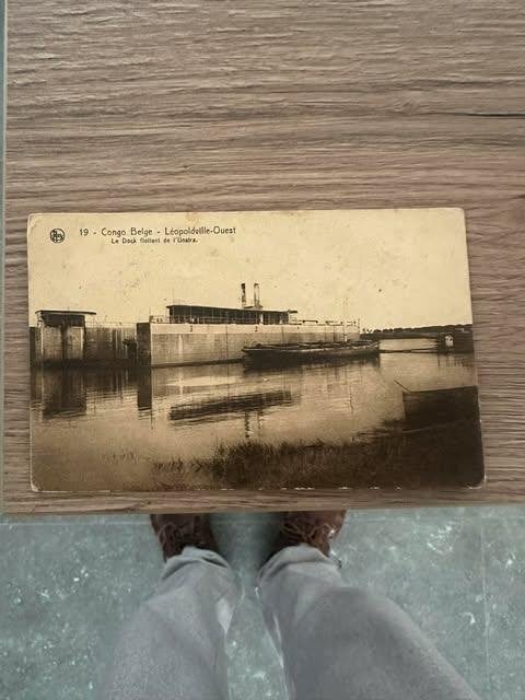 postkaart 19. Congo Belge Léopoldville Oiest le dock, Collections, Enlèvement ou Envoi, Non affranchie, Hors Europe