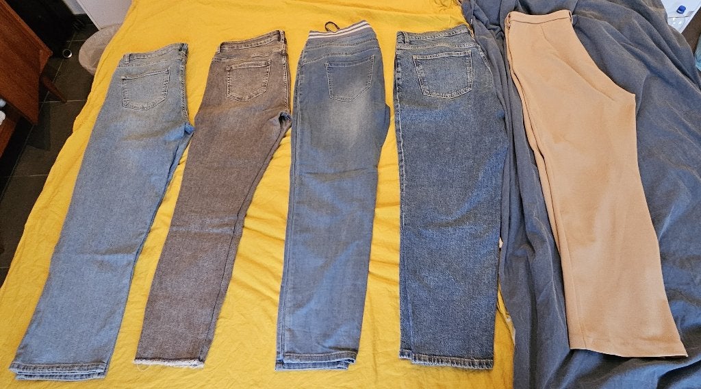 Lot 5 broeken maat XL verschillende merken, Kleding | Dames, Broeken en Pantalons, Ophalen of Verzenden, Maat 46/48 (XL) of groter