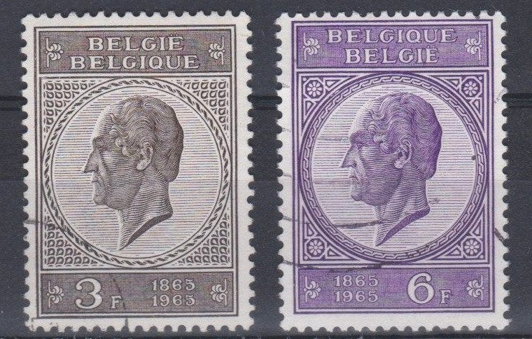 Belge 1965 - n 1349 - 1350, Envoi, Oblitéré