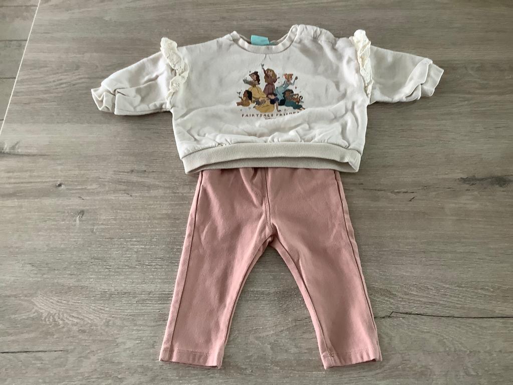 Paquet de 2 pièces Disney Princess pour bébé (taille 62), Enlèvement ou Envoi, Ensemble, Disney Baby, Comme neuf