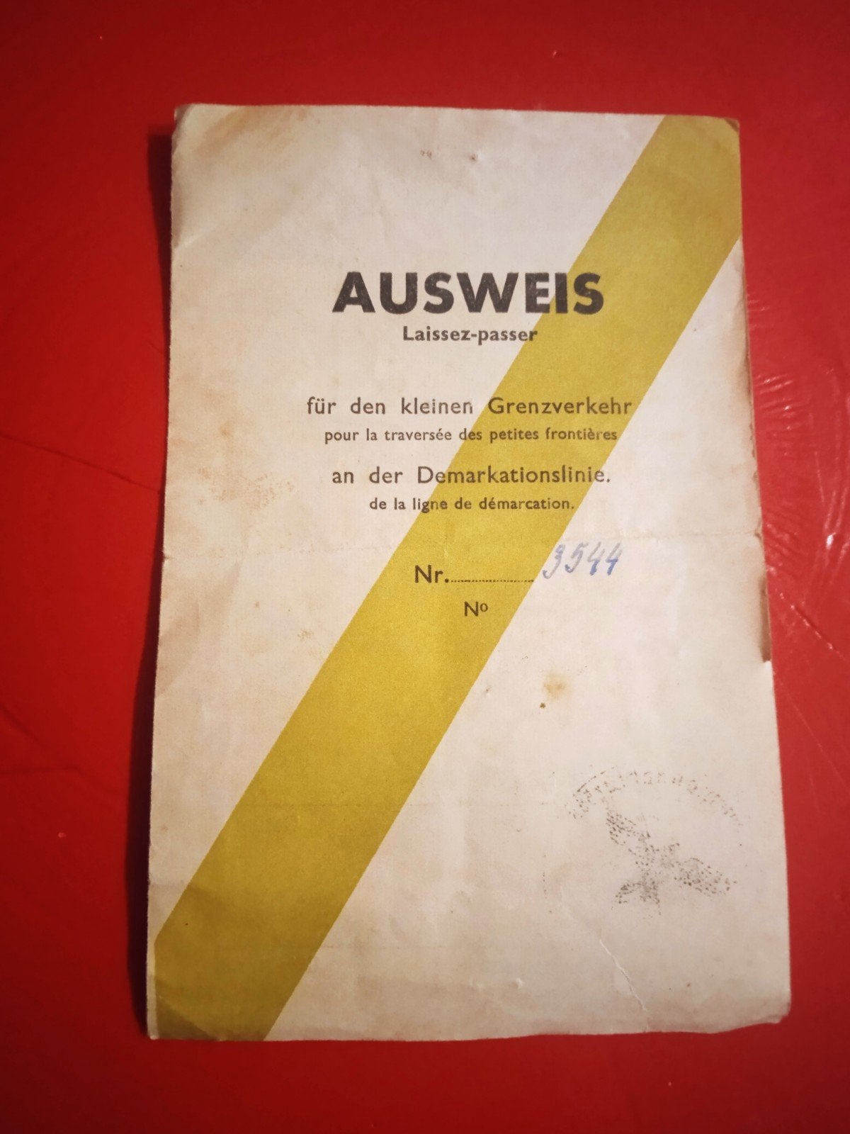 deutsche ausweis original ww2 allemand german wwii wo2