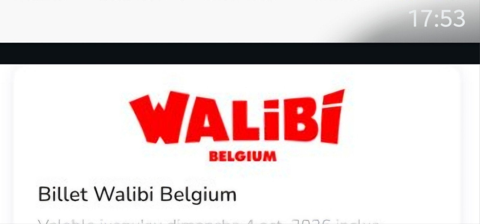 entree walibi, Deux personnes, Octobre