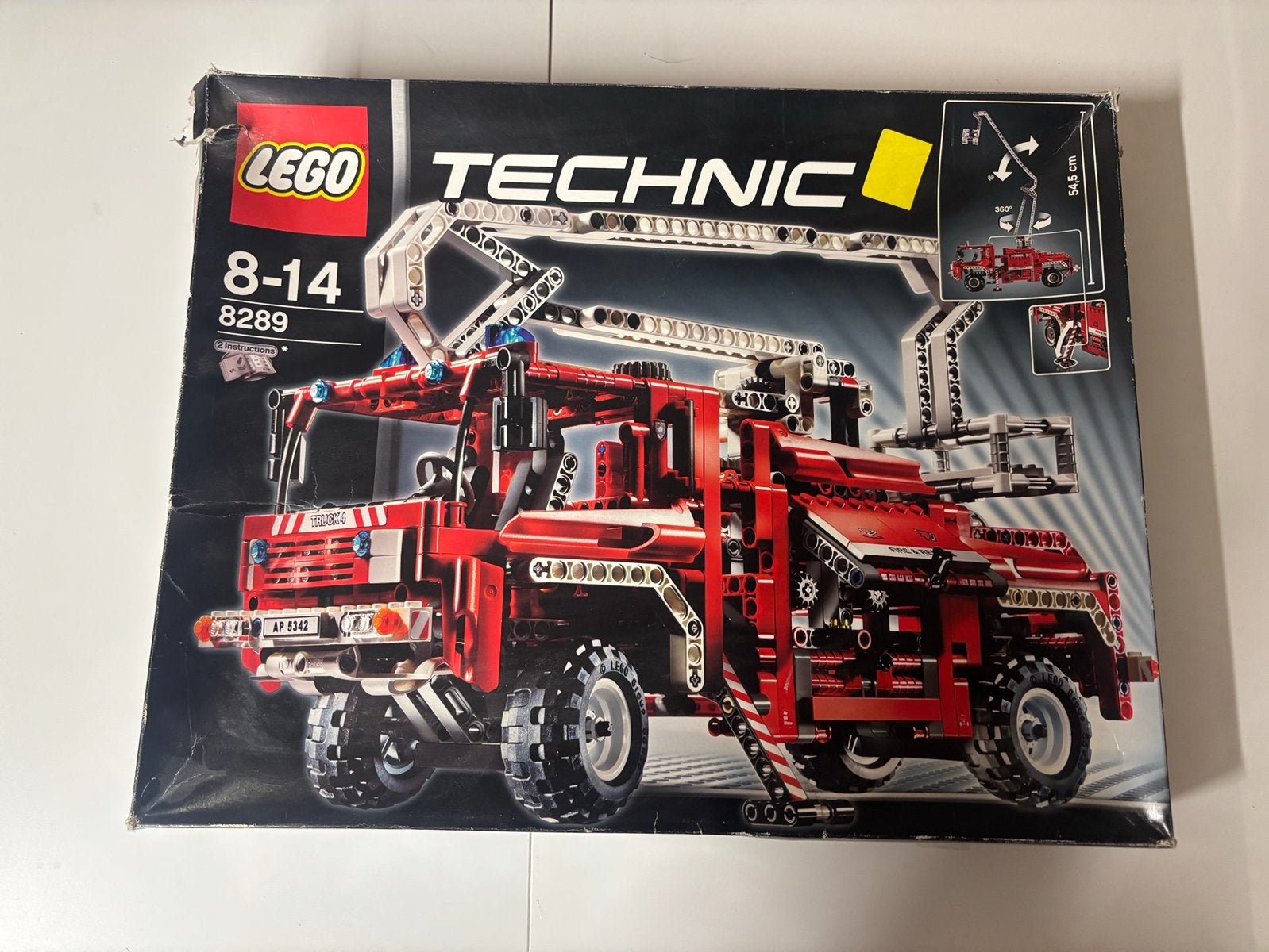 Lego technic 8289 fire truck brandweer brandweerwagen, Lego, Ophalen of Verzenden, Zo goed als nieuw, Technic