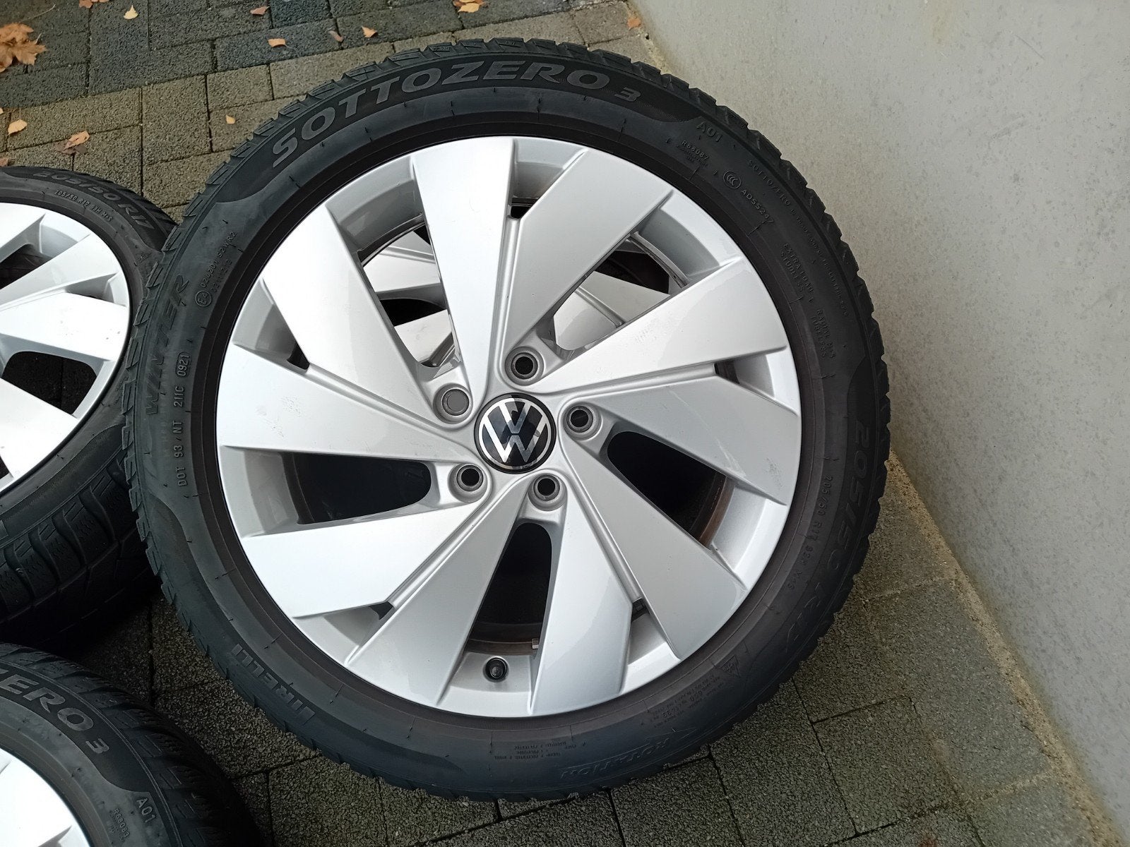 Winterbanden velgen alu VW Golf 5 6 7 8 5x112 17inch 5mm ❄️, Auto-onderdelen, Banden en Velgen, Ophalen, Gebruikt, Banden en Velgen