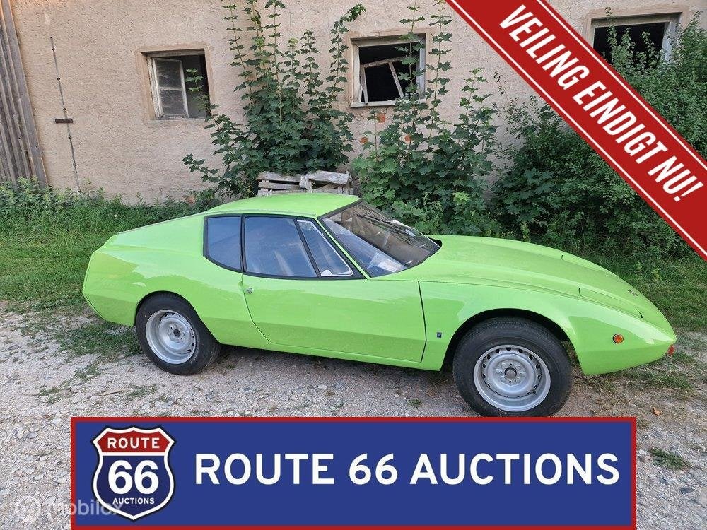 Fiat Lombardi Grand Prix | 1971 | Route 66 Auctions, Auto's, Zwart, Bedrijf, Handgeschakeld, Overige carrosserie