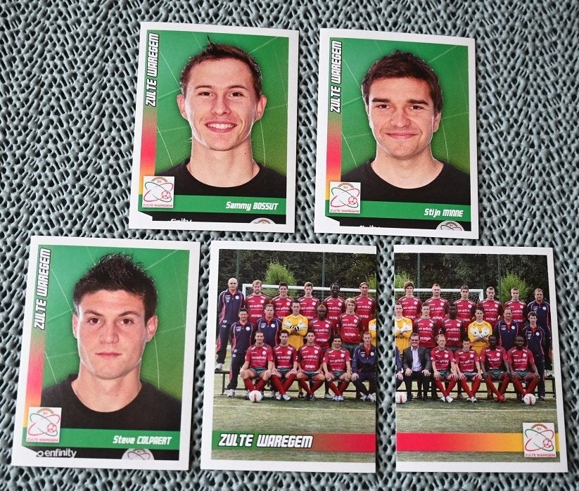 Panini Football 2011 Zulte Waregem 25 verschillende stickers, Verzenden, Nieuw, Poster, Plaatje of Sticker