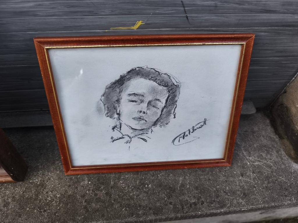 Dessin signe Piet volckaert, Antiquités & Art, Enlèvement ou Envoi