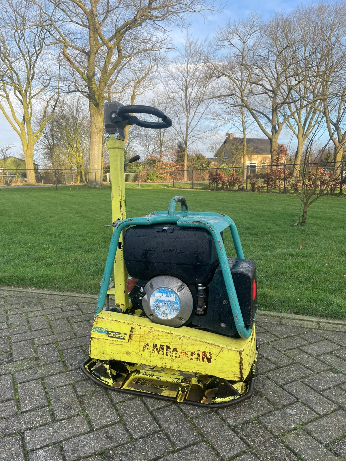 Ammann APR 2220 trilplaat Hatz motor, Ophalen