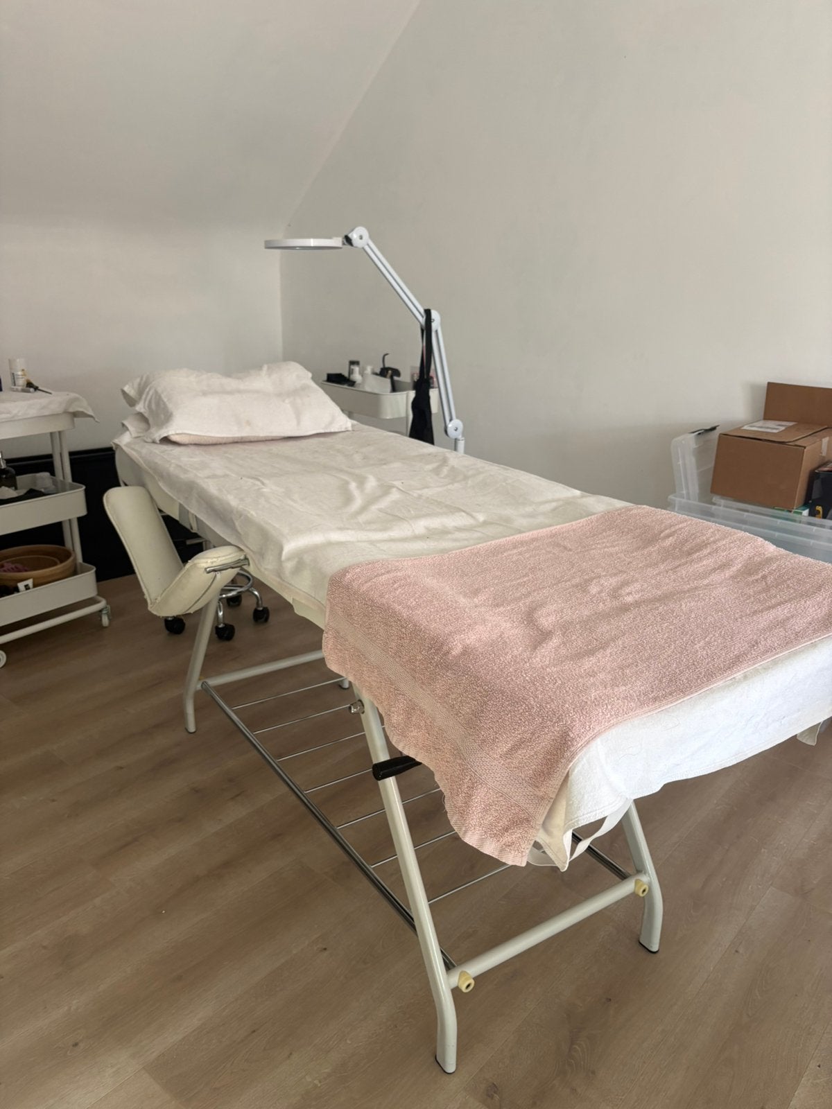 Massage bed, Ophalen, Gebruikt