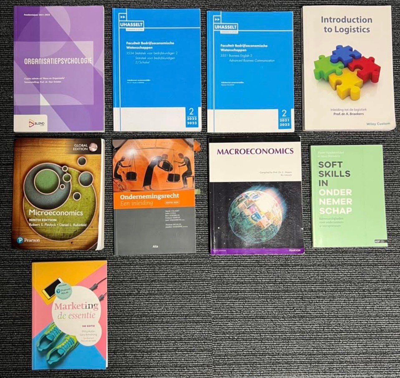 Boeken Handelswetenschappen UHasselt, Boeken, Studieboeken en Cursussen, Ophalen, Hoger Onderwijs