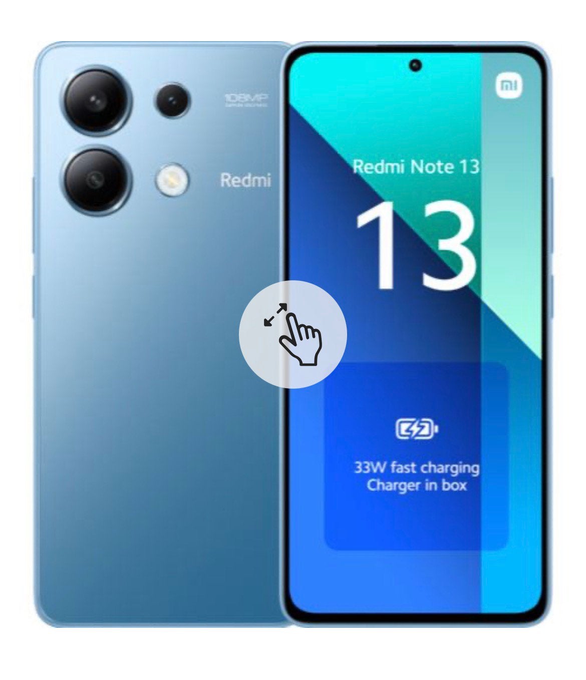Redmi note 13 - 128Gb - Ice blue, Télécoms, 128 GB, Enlèvement ou Envoi, Comme neuf
