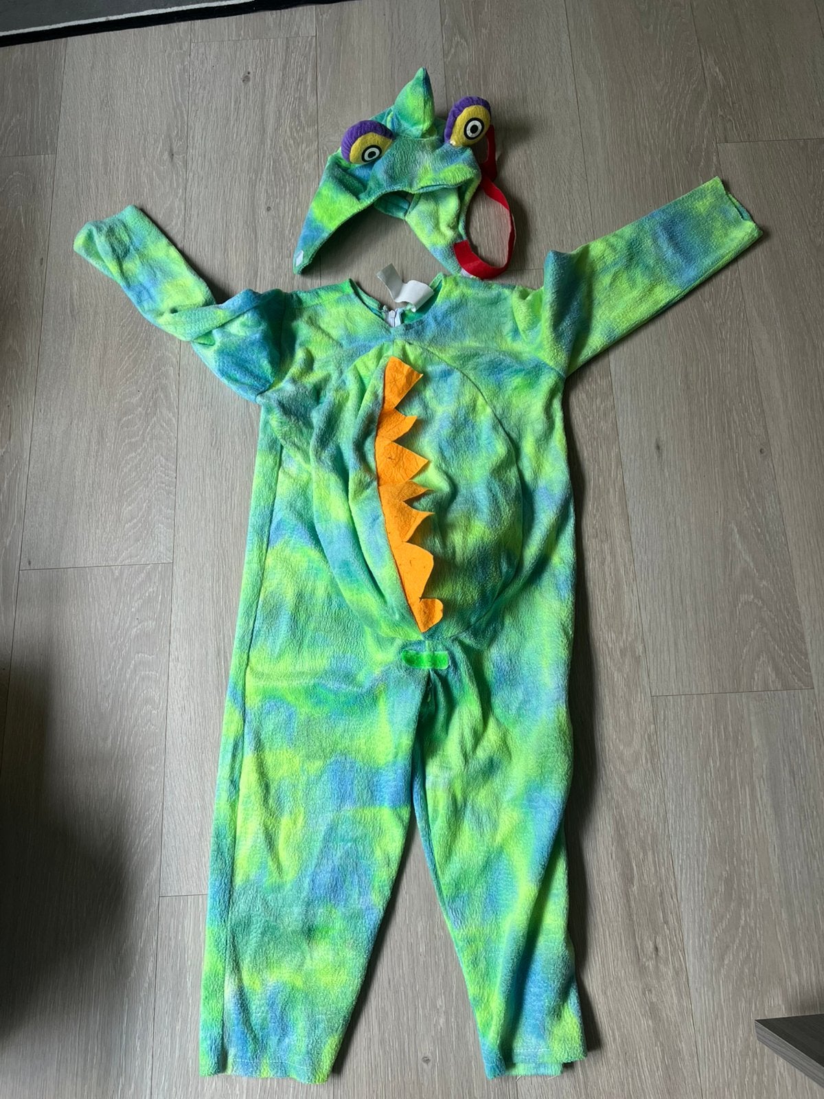 Verkleedkledij draak, 5-6 jaar, Kinderen en Baby's, Carnavalskleding en Verkleedspullen, Ophalen, Zo goed als nieuw