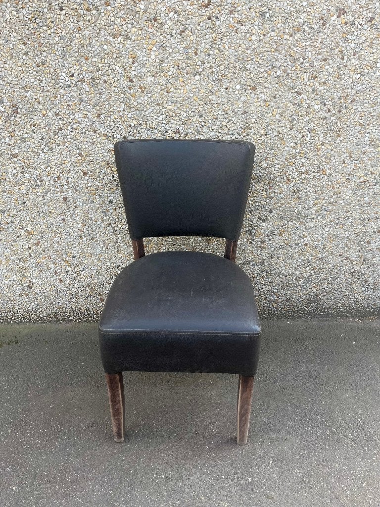 16 leren stoelen, Articles professionnels, Horeca | Mobilier & Aménagement, Utilisé, Enlèvement