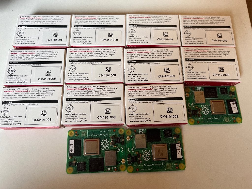 Raspberry Pi Compute Module 4, Hobby en Vrije tijd, Ophalen of Verzenden, Zo goed als nieuw