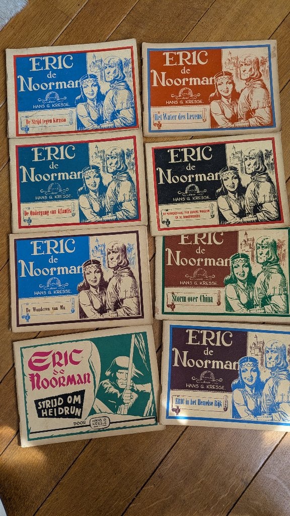 14 originele strips Eric de Noorman, Plusieurs BD, Hans G. Kresse, Enlèvement ou Envoi, Utilisé