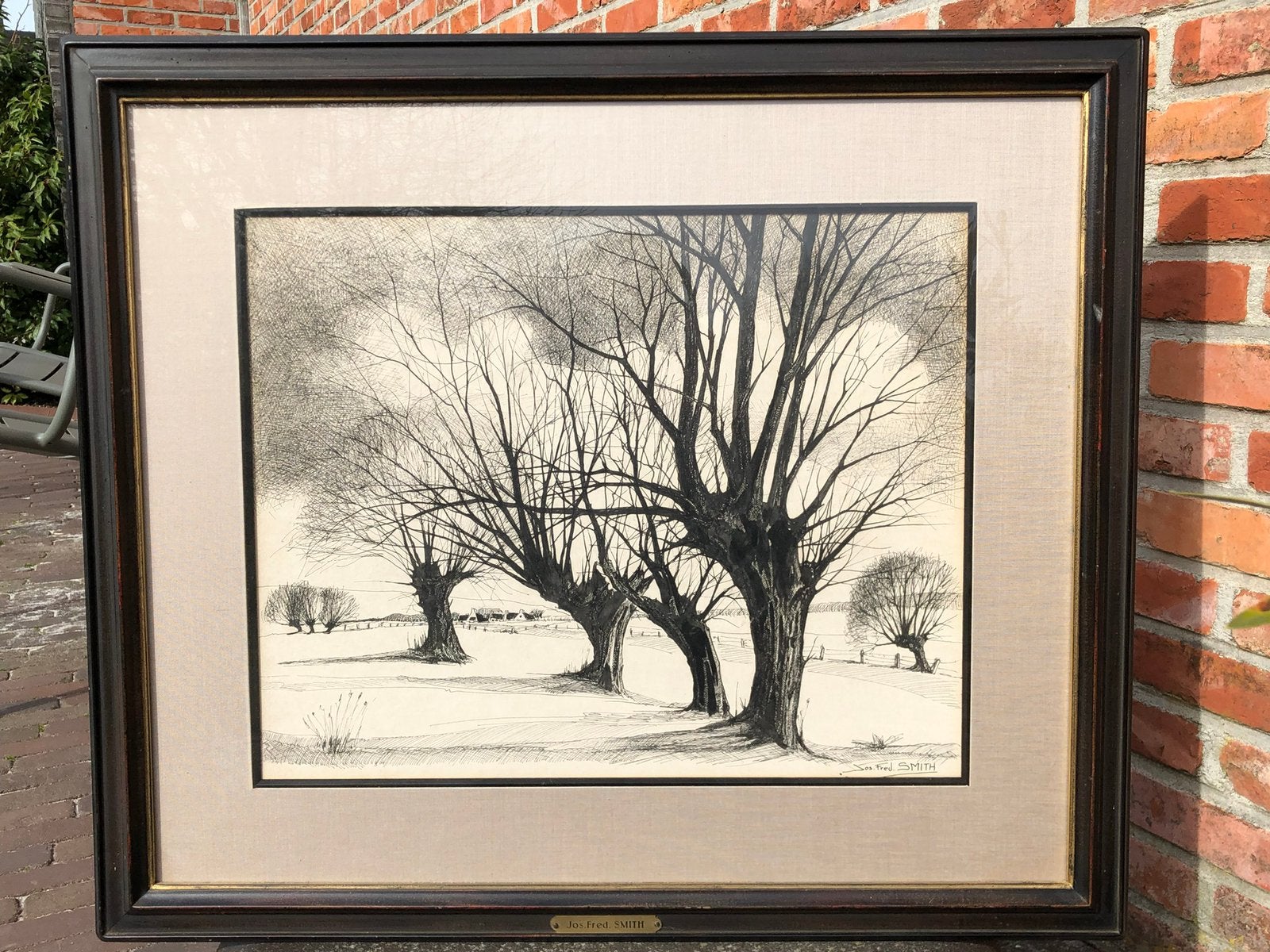 Jos Fred Smith - peinture, Antiquités & Art, Enlèvement, Tableau