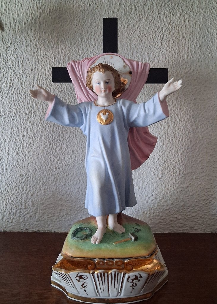 Kindje jezus wijwatervat, Antiek en Kunst, Ophalen