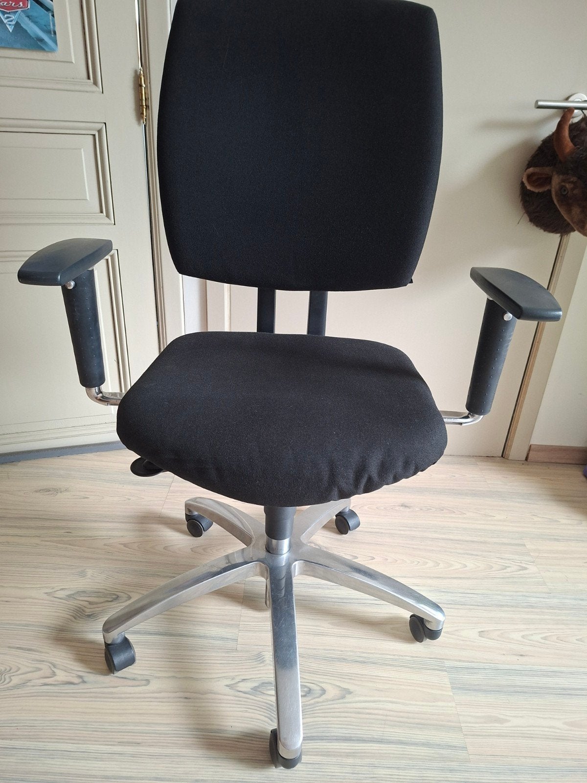 ergonomische bureaustoel Drabert Entrada, Enlèvement, Utilisé, Noir, Une