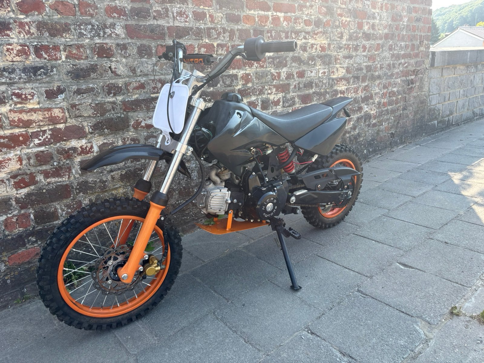 125CC CROSSMOTOR, Ophalen, Zo goed als nieuw, 124 cc, Schijfrem