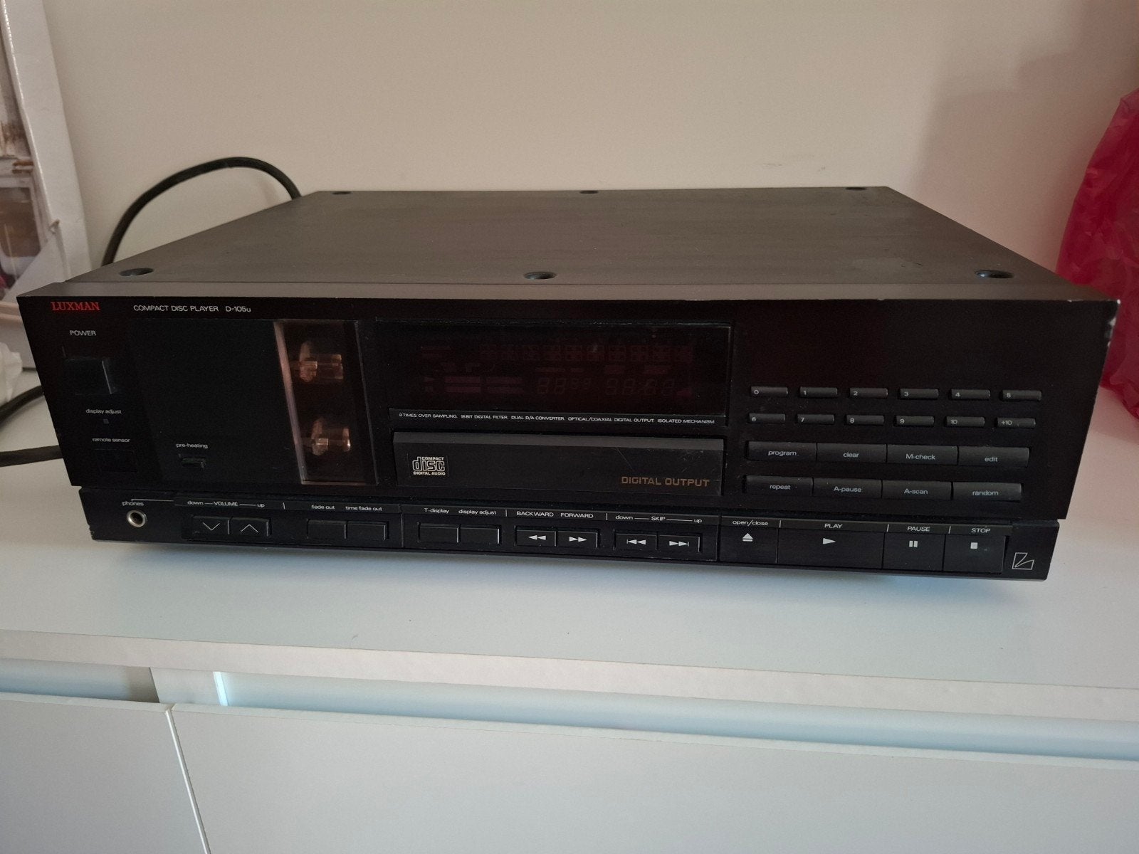 Luxman CD - 105 u hibrid Rare, TV, Hi-fi & Vidéo, Lecteurs CD, Enlèvement ou Envoi