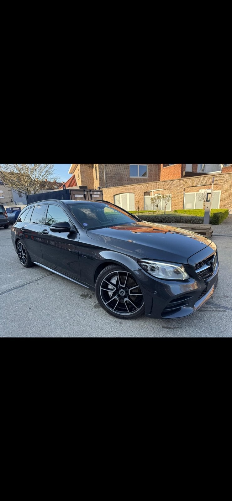 Mercedes c300 de diesel hybride AMG Line Full option, Autos, Mercedes-Benz, Cuir, Achat, Euro 6, Hybride Électrique/Diesel