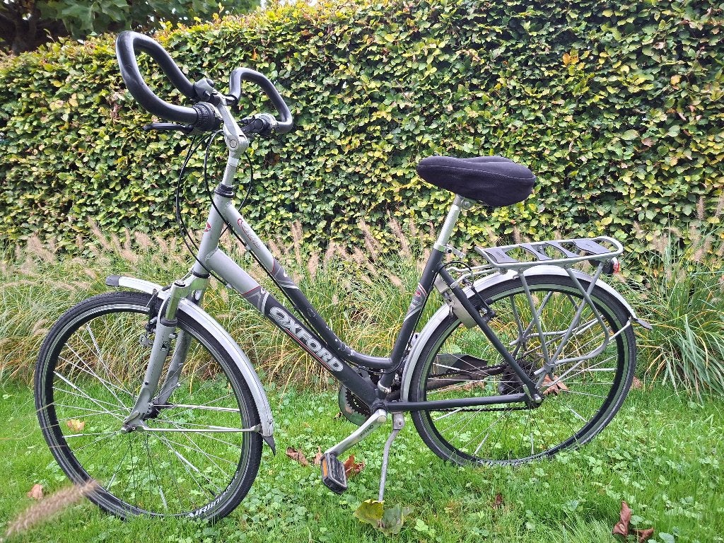 AluLichtgewicht damesfiets Oxford met vlinderstuur, Gebruikt, Velgrem, Versnellingen, 50 tot 53 cm
