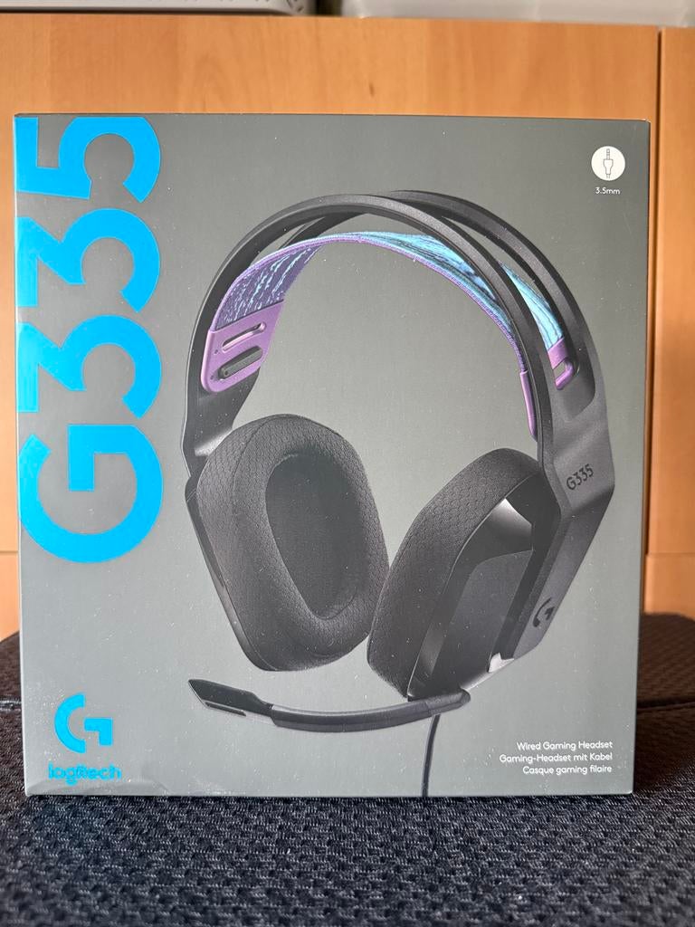 NIEUW Logitech G335 wired gaming headset, Neuf, Casque gamer, Enlèvement, Over-ear