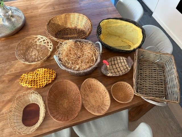 10 Opvulmandjes, Diversen, Ophalen of Verzenden, Zo goed als nieuw, Cadeaudoos