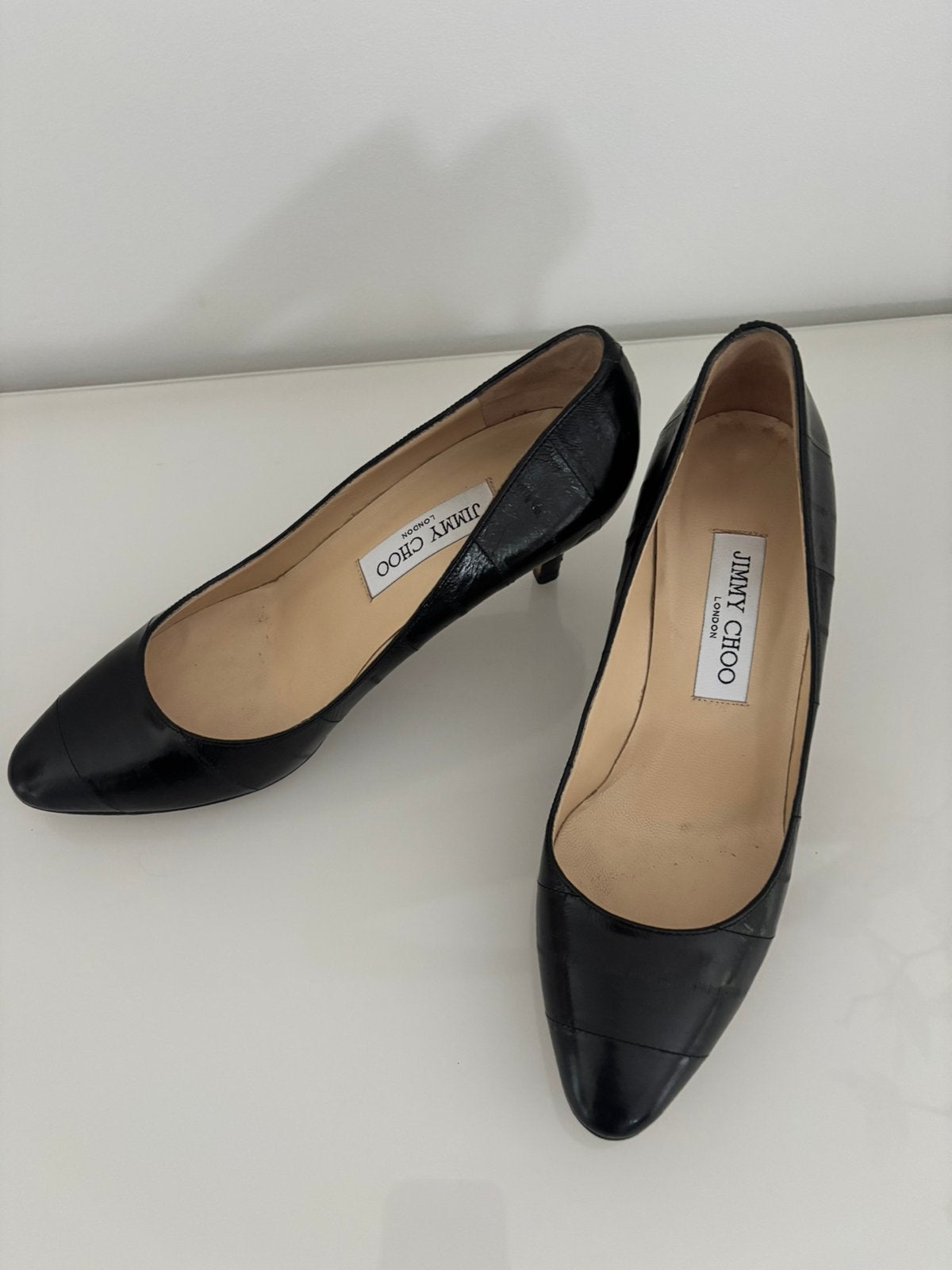 Pumps Jimmy Choo - crocoreliëf maat 38, Ophalen, Zo goed als nieuw, Pumps