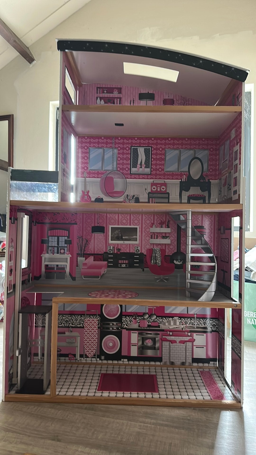 Groot barbiehuis, Ophalen, Gebruikt, Poppenhuis