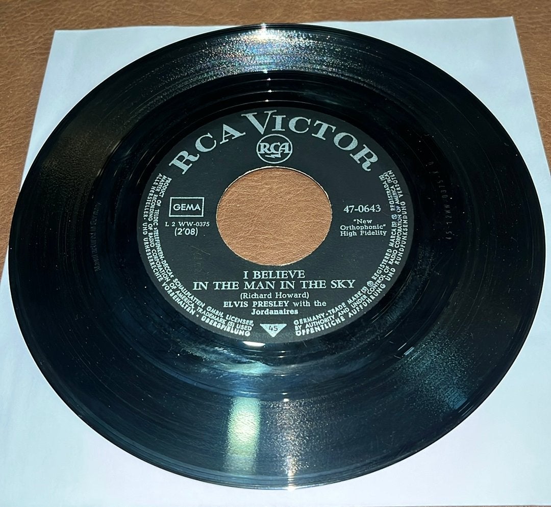 Elvis ‎– Crying In The Chapel - 7” vinyl single - DE, Enlèvement ou Envoi, Utilisé, Single