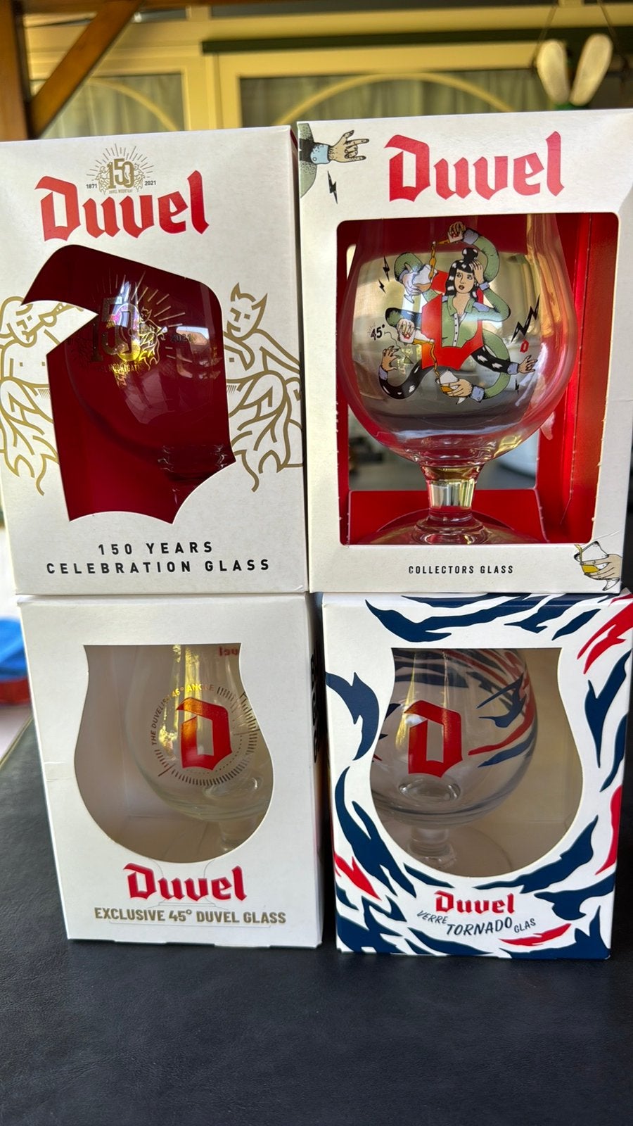 5 Duvel bier glazen, Ophalen of Verzenden, Nieuw, Duvel