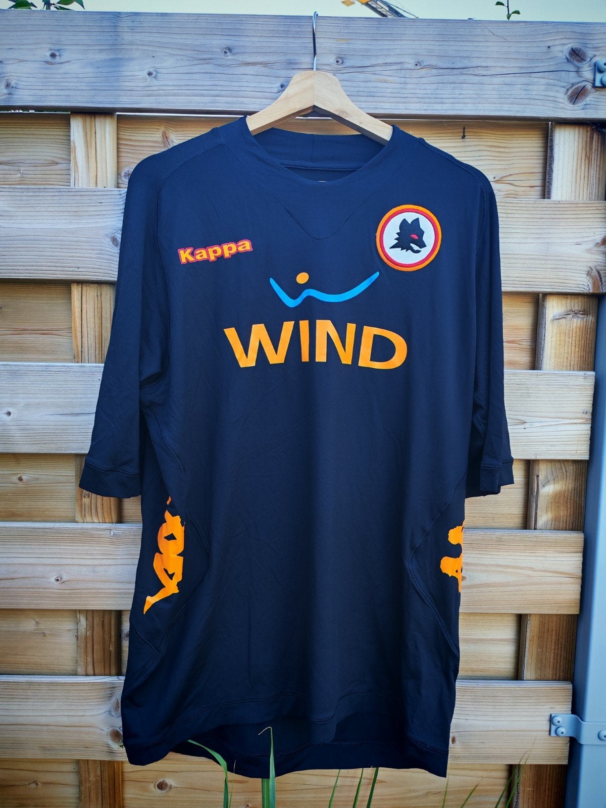 Chemise-pull vintage AS Roma kappa, Collections, Articles de Sport & Football, Enlèvement ou Envoi, Maillot