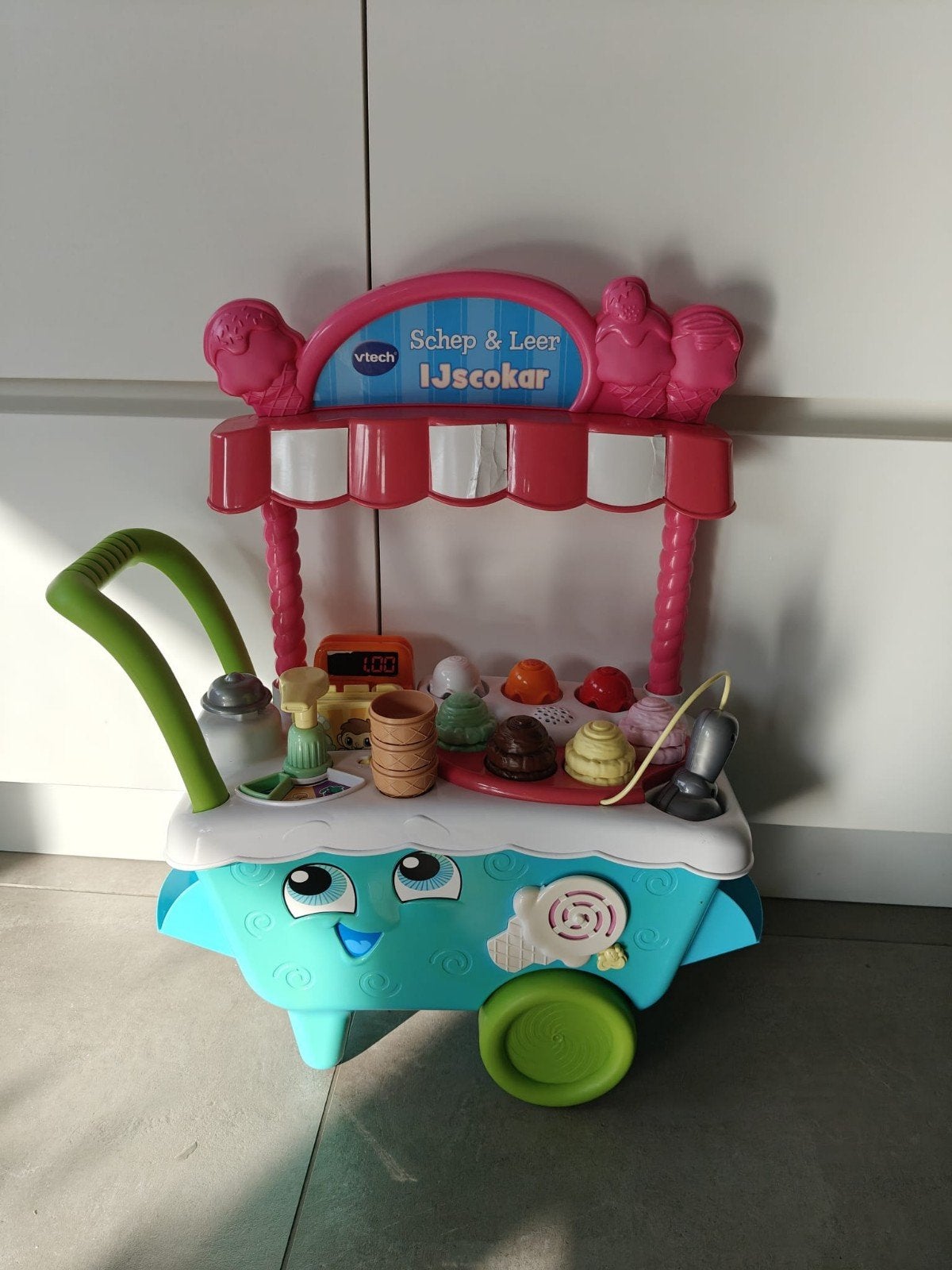 VTech Schep & Leer IJscokar, Kinderen en Baby's, Speelgoed | Vtech, Ophalen, Gebruikt, 2 tot 4 jaar