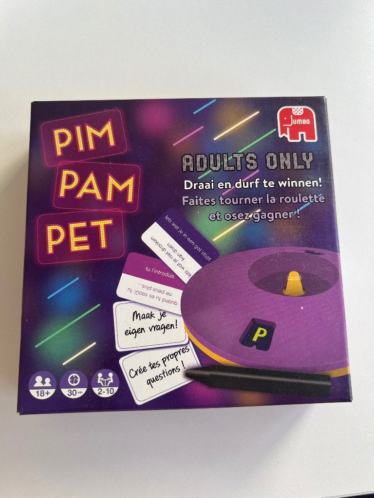 Pim Pam Pet - adults only, Een of twee spelers, Ophalen, Nieuw, Jumbo