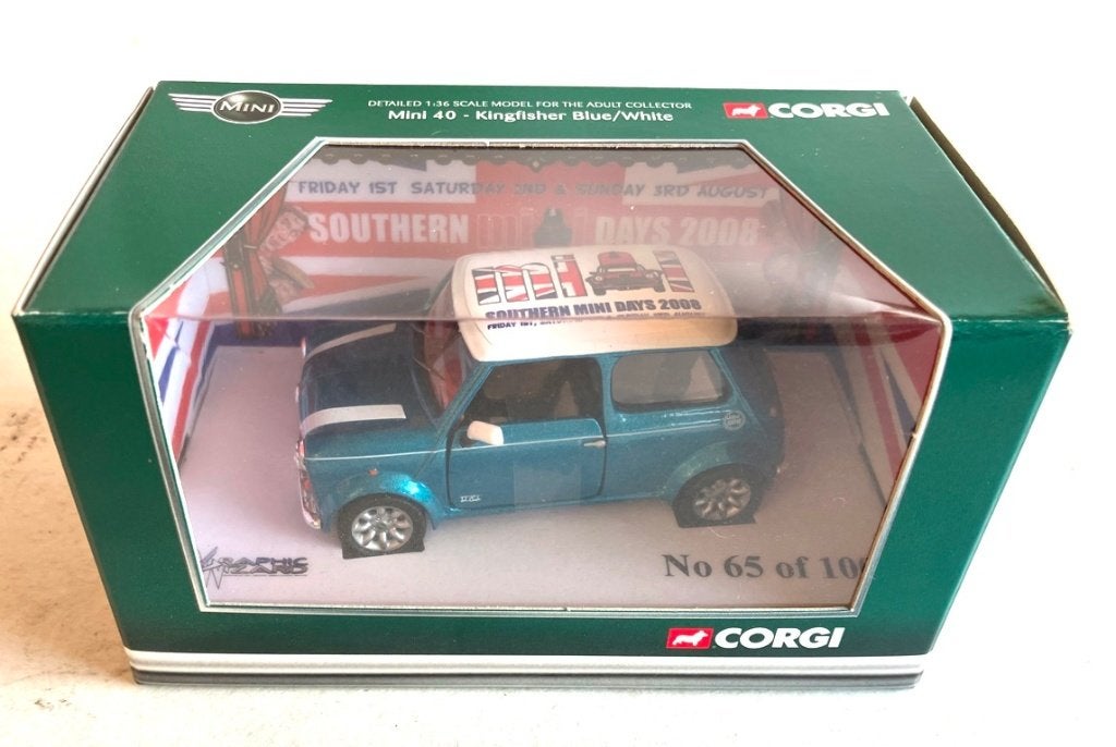 Corgi Mini Cooper Southern Mini days 2008 Limited Edition., Enlèvement ou Envoi, Comme neuf, Voiture