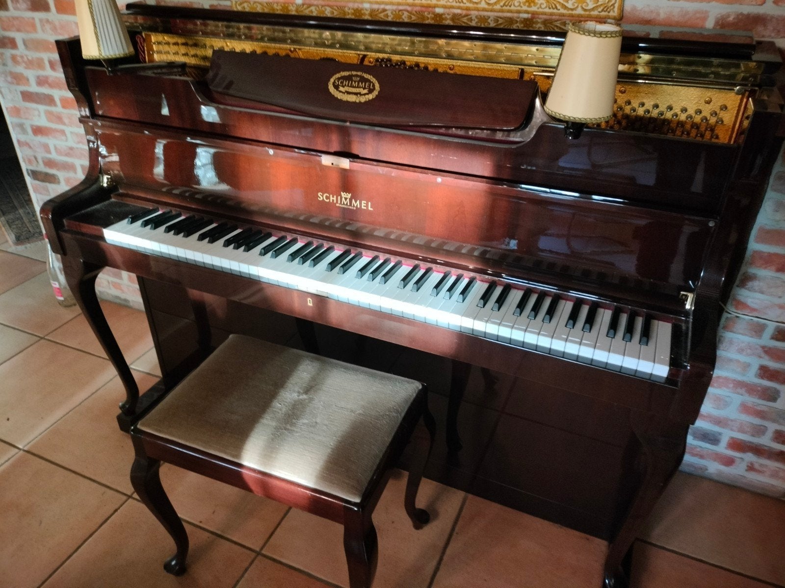 Piano SCHIMMEL te koop., Musique & Instruments, Pianos, Enlèvement, Utilisé, Piano, Autres couleurs