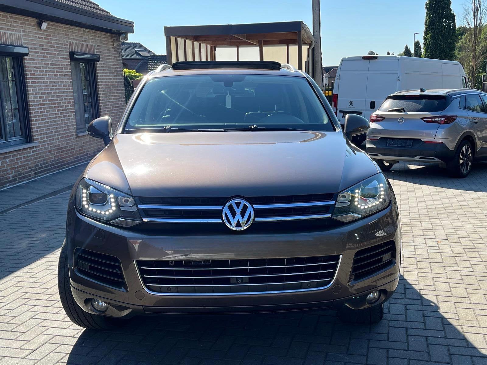 Vw toureg Full option 240pk 3.5t trekvermogen!!, Auto's, Automaat, Euro 5, 176 kW, Bruin