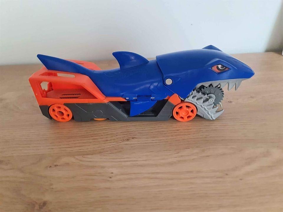 hot wheels haaien transportwagen, Kinderen en Baby's, Ophalen of Verzenden, Hot Wheels